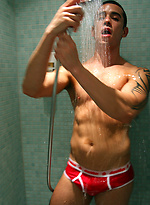 Taking a Long Hot Shower with my Heavy Cocked Mate Daniel by Bentley Race
