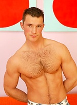 Hot athlete Shaun Brolin stripping by BelAmi Online