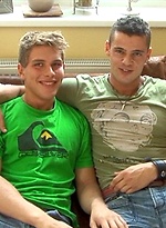 Two muscled european studs Manuel and Roger fuck by BelAmi Online
