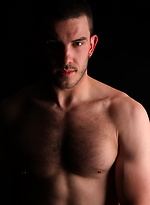 Muscled hairy stud strokes his dick by ChaosMen
