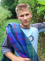 Cute blond jock jerking off outdoors by Czech Boys