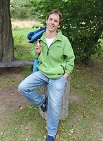 Nice twink outdoors by Czech Boys