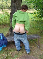 Nice twink outdoors by Czech Boys
