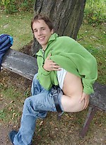 Nice twink outdoors by Czech Boys