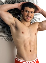 Vinny Dias has an incredible muscular body, is absolutely adorable, and jerks his rock hard cock like nobody else. by Randy Blue