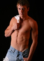 Adam posing naked by ChaosMen
