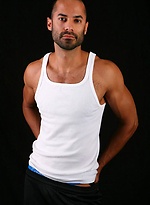 Erik posing naked and strokes by ChaosMen