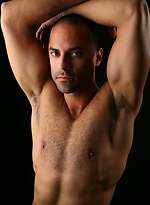 Erik posing naked and strokes by ChaosMen
