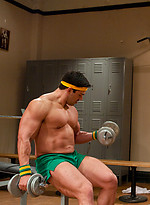 Creepy Janitor Brenn Wyson ties up, humiliates and fucks huge bodybuilder Vince Ferelli. by Bound Gods With Vince Ferelli,Brenn Wyson