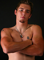 Bryson posing naked by ChaosMen