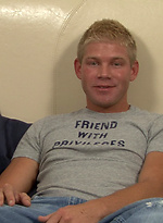 Cute blonde guy stripping down by ChaosMen