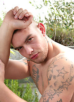 New str8 hunk Andy - tall, tattooed, ripped and muscular - wait til you see his chopper by English Lads