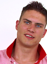 Str8 Blue Eyed Hunk Josh lets Jason be the first man to Suck his Cock by English Lads