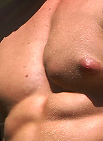 Under the hot tropical sun straight blond hunk Callum pumps up a big one by English Lads