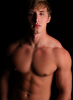 Cute college jock Tobin jacking off by ChaosMen