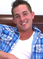 Muscular straight pup Lance rips off his clothes by English Lads