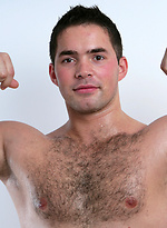 Hot stud Jerry from UK shows his hairy chest by English Lads