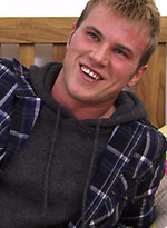 Hayden lets Kev to ravage him with a toy by English Lads