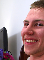 Young pup Josh strokes his big tool by English Lads