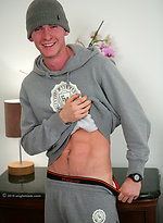 Boxing pro Reece - Ripped and Smooth Straight Lad with his Big Uncut Cock by English Lads