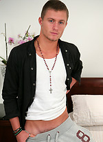 Straight Young Athlete Aaron shows off his defined abs by English Lads