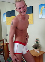 Gay twink shows cock by Czech Boys