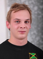 Blond straight boy stripping by Czech Boys