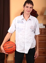 Cute twink playing with balls by Czech Boys