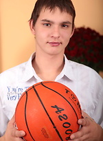 Cute twink playing with balls by Czech Boys