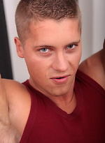 Muscled twink working out by Czech Boys