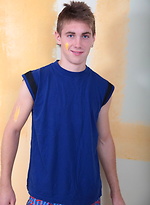 Handsome twink painting wall by Czech Boys