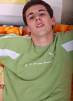 Cute brunette twink posing naked by Czech Boys