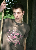 Hot twink posing outdoors by Czech Boys