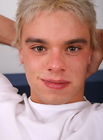 Straight blond stud by Czech Boys