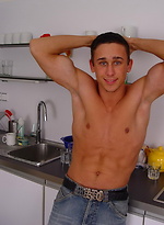 Czech stud posing naked by Czech Boys