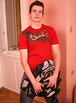 Horny twink stripping down by Czech Boys