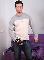 Nice brunette jock jerking off by Czech Boys
