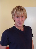 Blond twink strokes dick by Czech Boys
