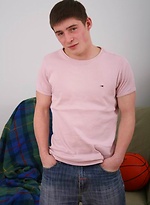 Brunette twink posing naked by Czech Boys