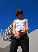 Cute australian twink jacking off and palys with toy by Bentley Race