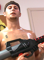 Warm load of cum all over his face by HazeHim
