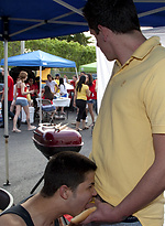 Naked hazing for the boys at this tailgate by HazeHim