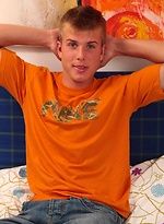 Muscle twink jerking off dick by Czech Boys