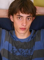 Cute brunette twink naked by Czech Boys