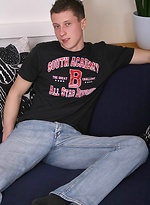 Thin brunette boy jacking off by Czech Boys