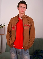 Brunette twink naked by Czech Boys
