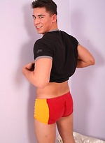 Cute muscled stud shows his cock by Czech Boys