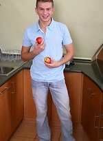 Hot blond straight russian boy by Czech Boys