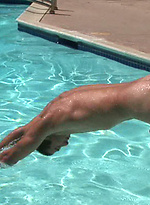 Sexy guy jerking off in a swimming pool by SeanCody