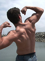 Muscle hunk Branson working out and posing naked by SeanCody